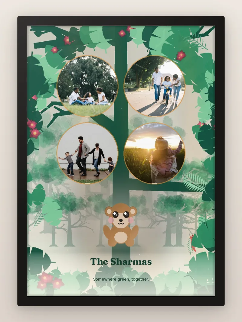 Little Explorer — personalised photo frame