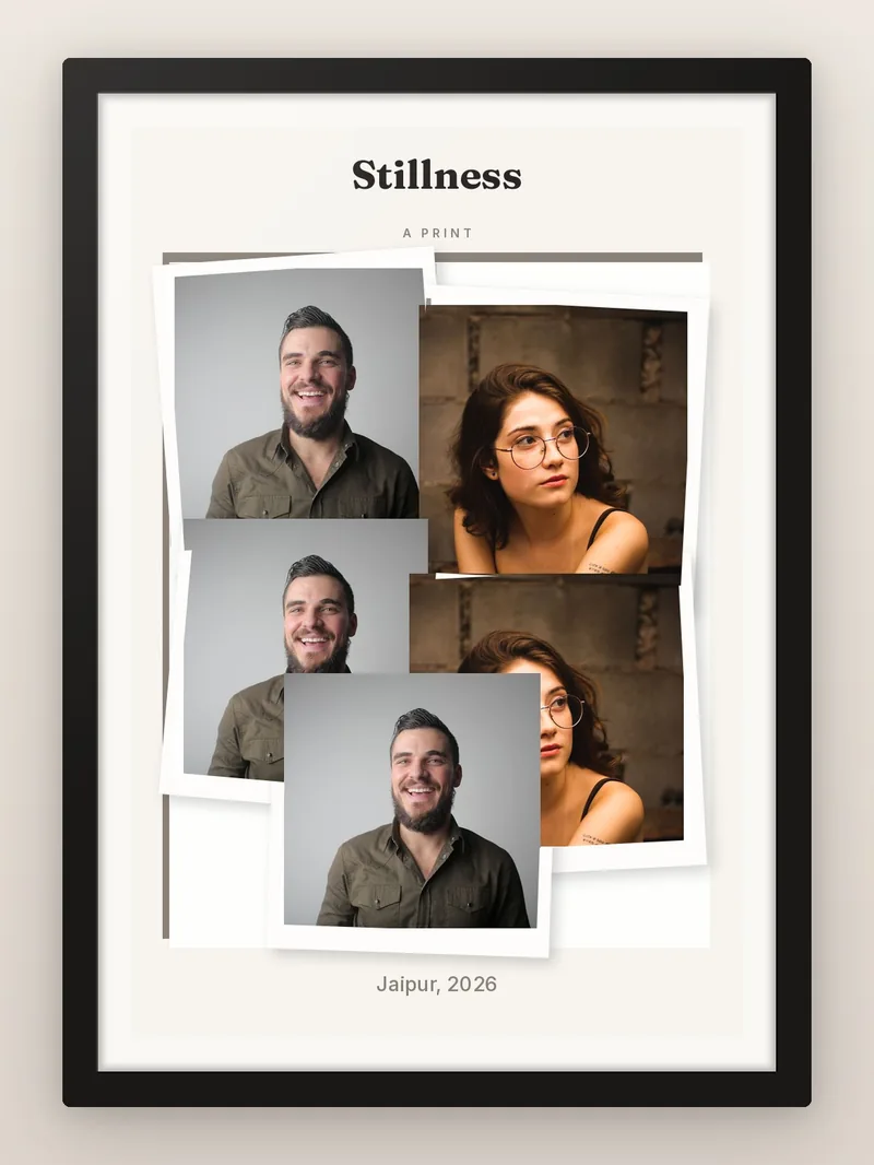 Gallery Paper Cut — personalised photo frame