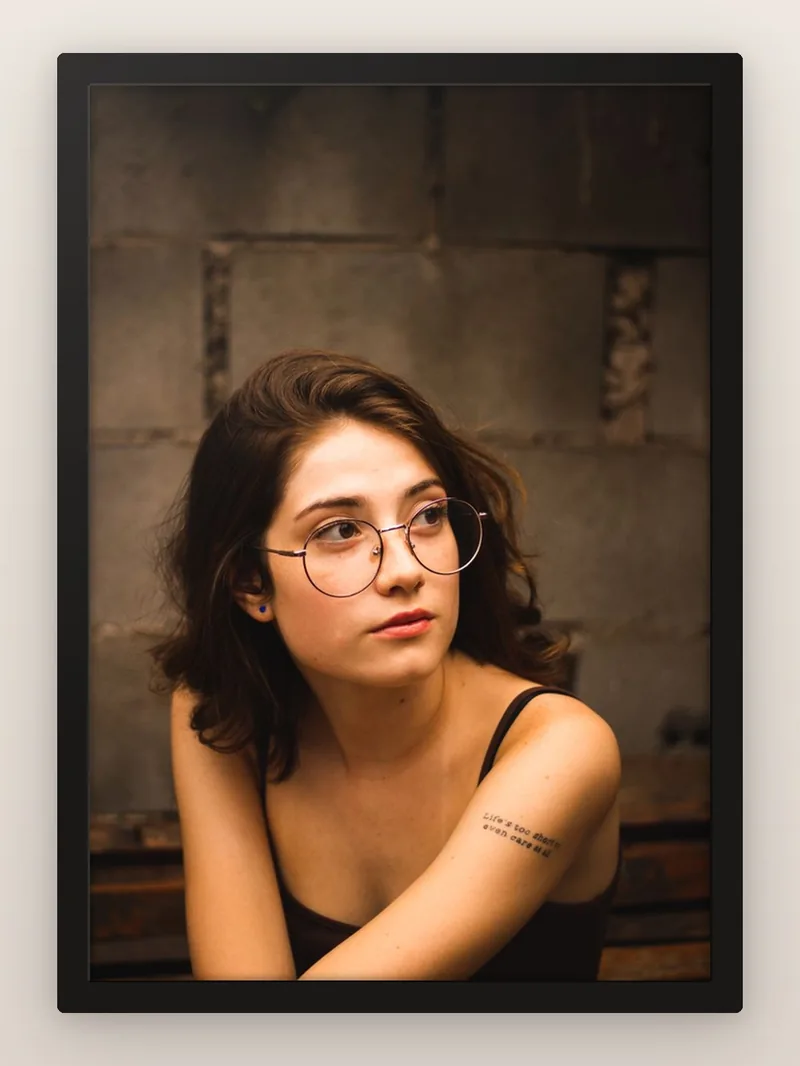 Full-Bleed Framed Print — personalised photo frame