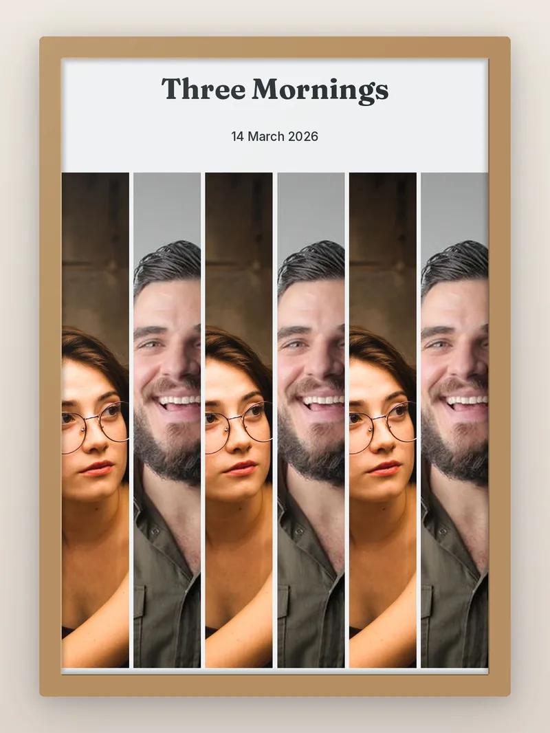 Save The Date 6, Words First — Gallery — personalised photo frame
