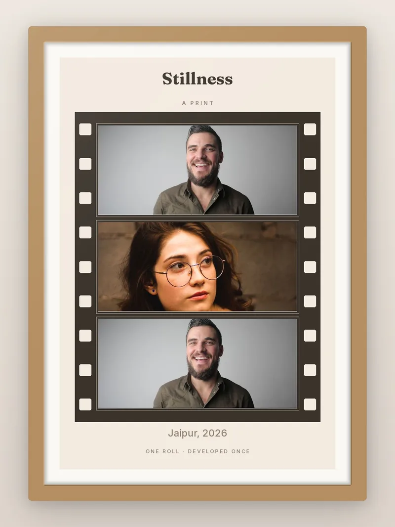 Gallery Reel, 3 — personalised photo frame