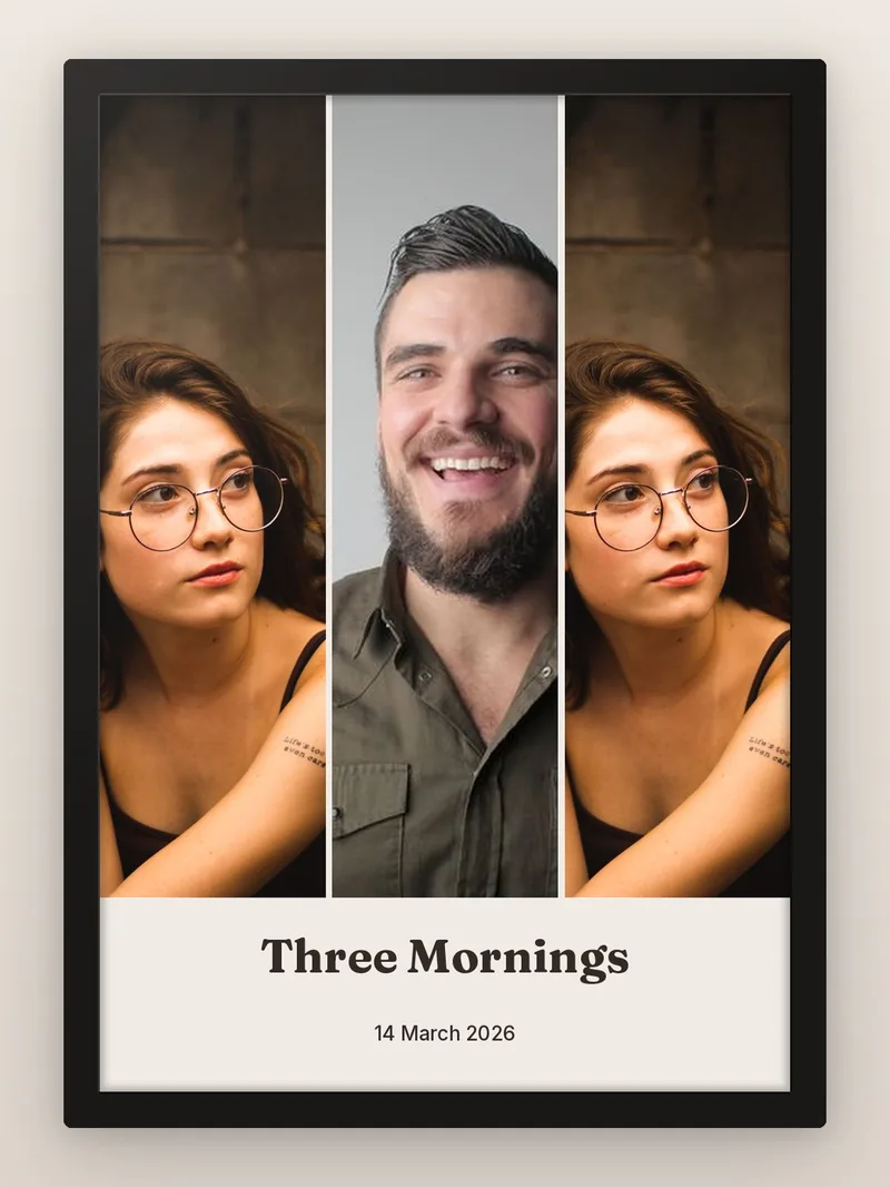 Save The Date 3, Words Last — Gallery — personalised photo frame