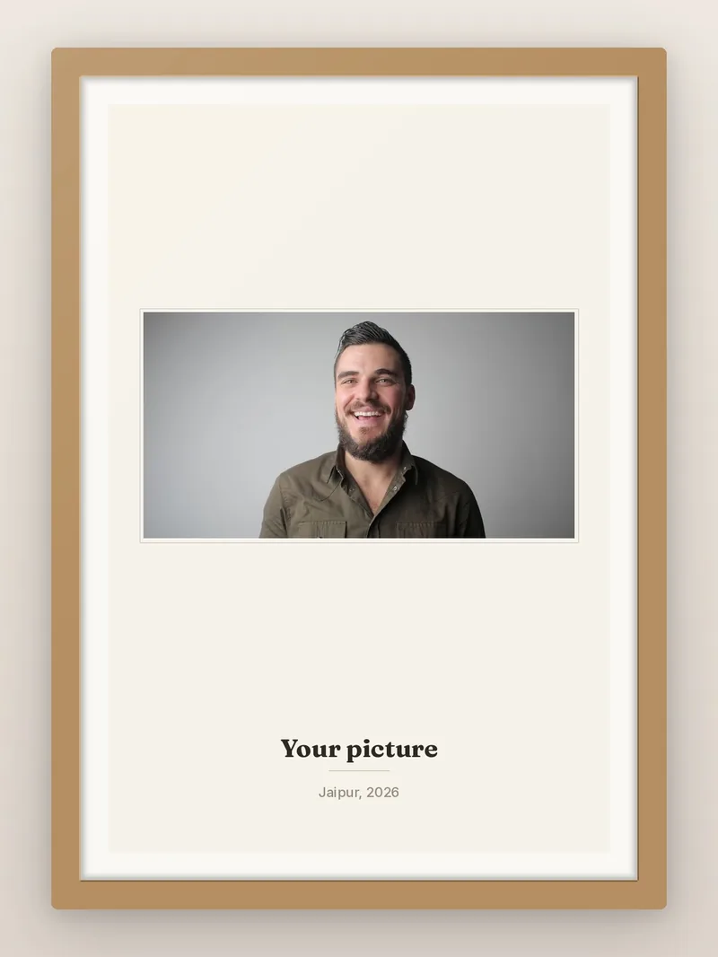 Panorama Print — Custom — personalised photo frame